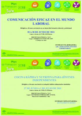 Cursos del IAJ a celebrar durante junio en Jaén